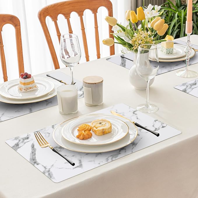 Romanstile Vinyl Placemats Set of 4-12 X 17 Inch - Image 2