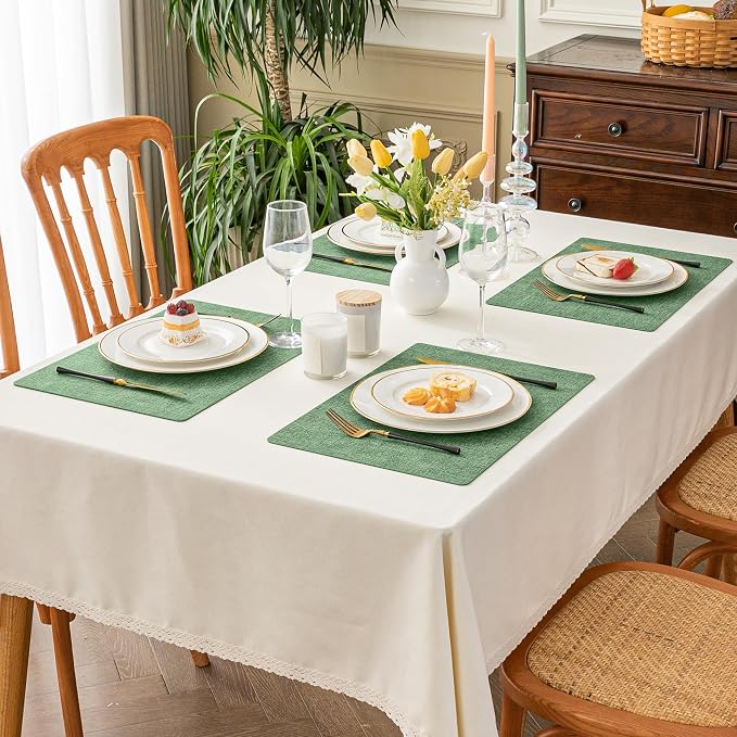 Romanstile Vinyl Placemats Set of 8-12 X 17 Inch - Image 7