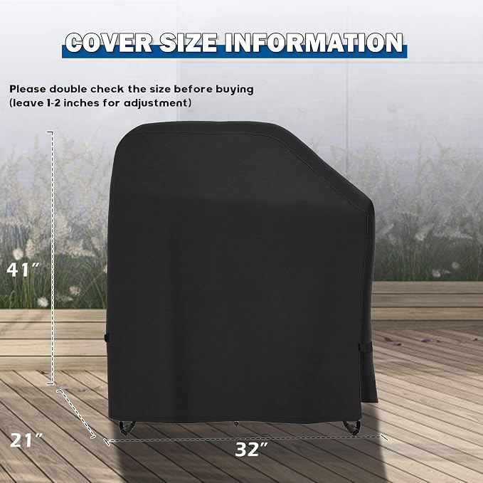 Outdoor Griddle Cover for Char-Griller Patio Pro Charcoal Grill Model E1515 - Image 7