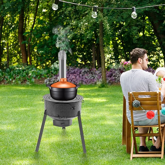 Wood Burning Stove, Steel Camping Stove - Image 5