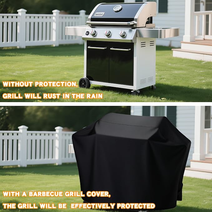 Grill Cover 40 inch, Heavy Duty Waterproof BBQ Grill Cover, Outdoor Fade & Rip - Image 4