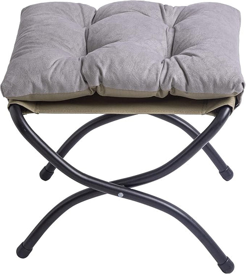 15" Foldable Foot Stool Ottoman by WELL-STRONG