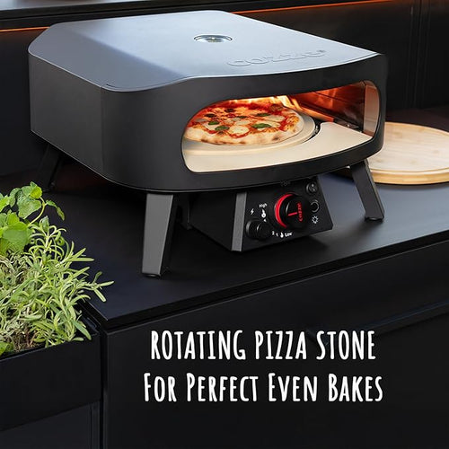 17" Gas Pizza Oven with Rotating Pizza Stone - Image 2
