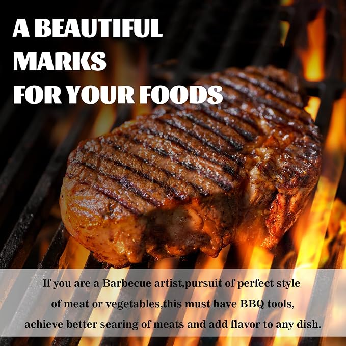 KAMaster Cast Iron Cooking Grids Grates Compatible - Image 3