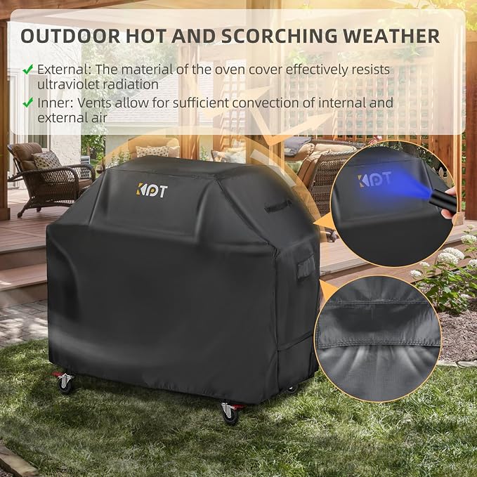 KPT 64 Inch Grill Cover for Outdoor Grill - Image 5