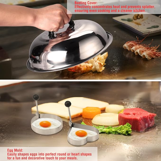 128 PCS Griddle Accessories Kit - Image 6