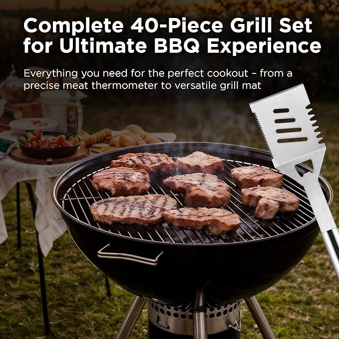 Kaluns BBQ Accessories, Complete Grill Set Grilling Gifts - Image 6