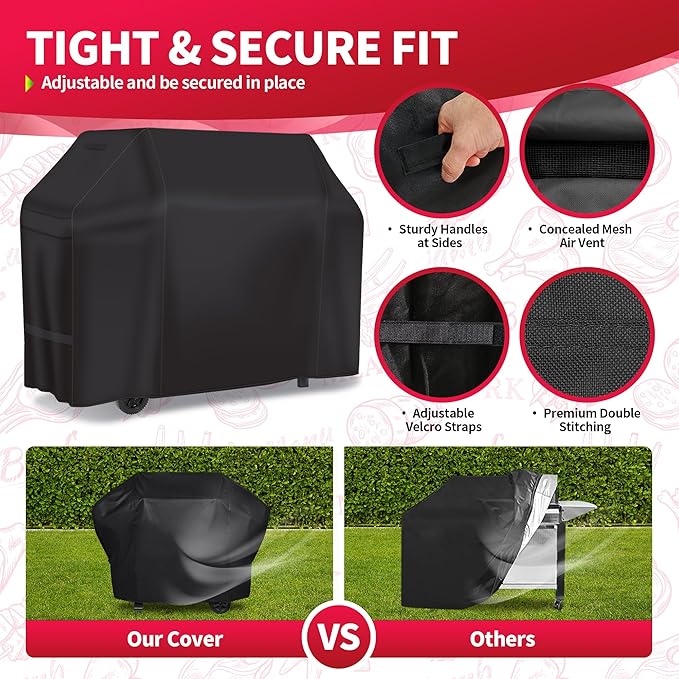 NEXCOVER 58 Inch Heavy Duty Waterproof BBQ Cover - Image 5
