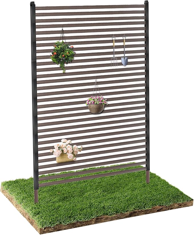 Outdoor Privacy Screens, 6FT X 4FT Decorative Privacy Fence Panels by CaroTex