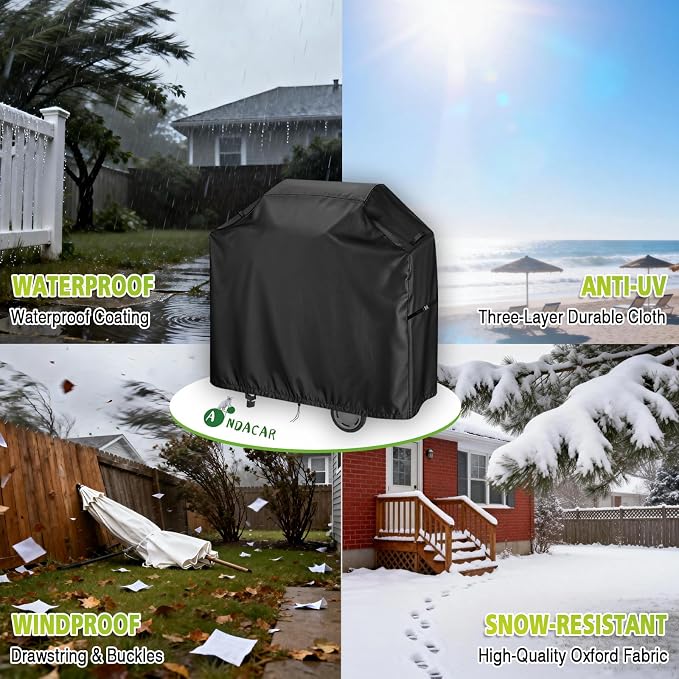 Outdoor Grill Cover for Char Broil Bistro Pro Electric Grill Grill & - Image 7