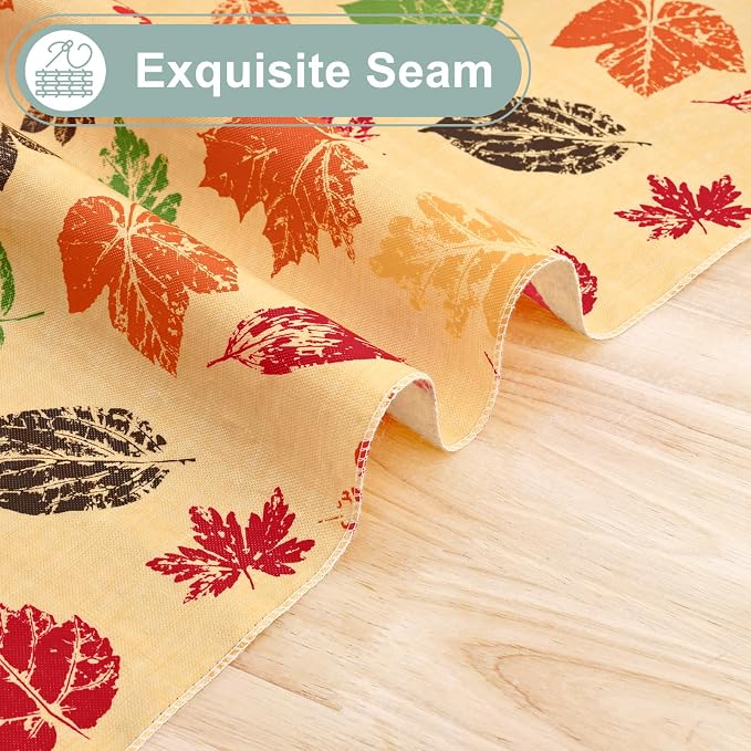 misaya Rectangle Waterproof Vinyl Table Cloth, Wipeable Tablecloth - Image 7