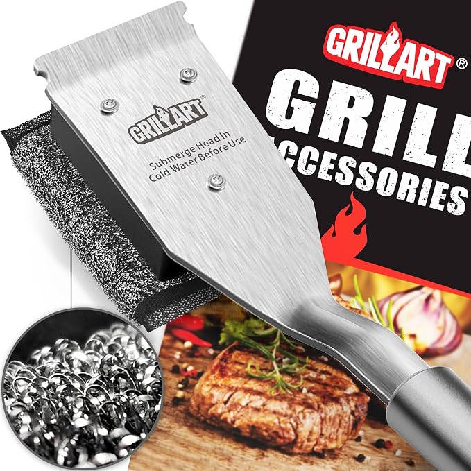 GRILLART Grill Brush Bristle Free Replacement Head - Image 2