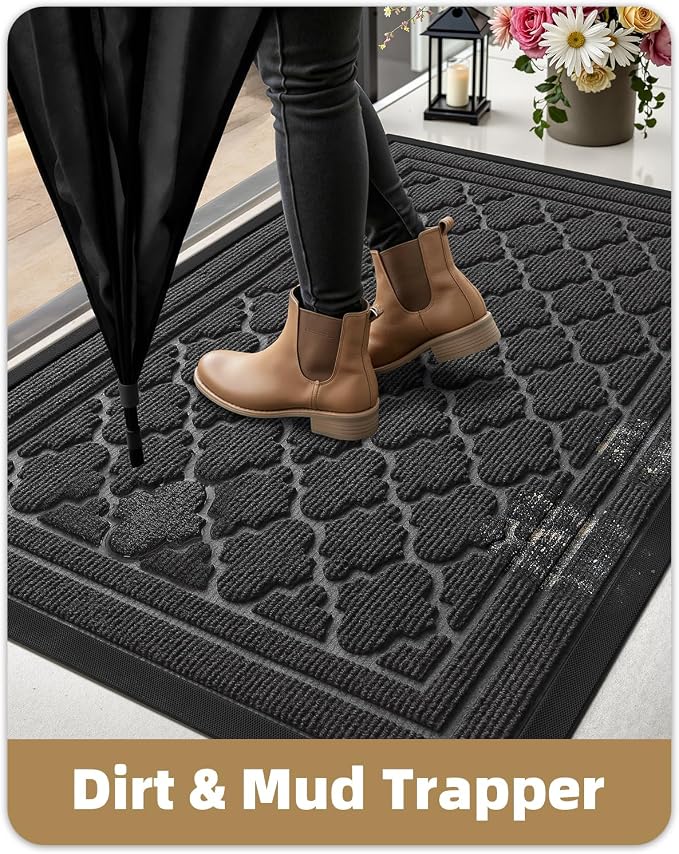 Color&Geometry Large Front Door Mat Outside Entrance, Heavy Duty Non Slip Low - Image 6