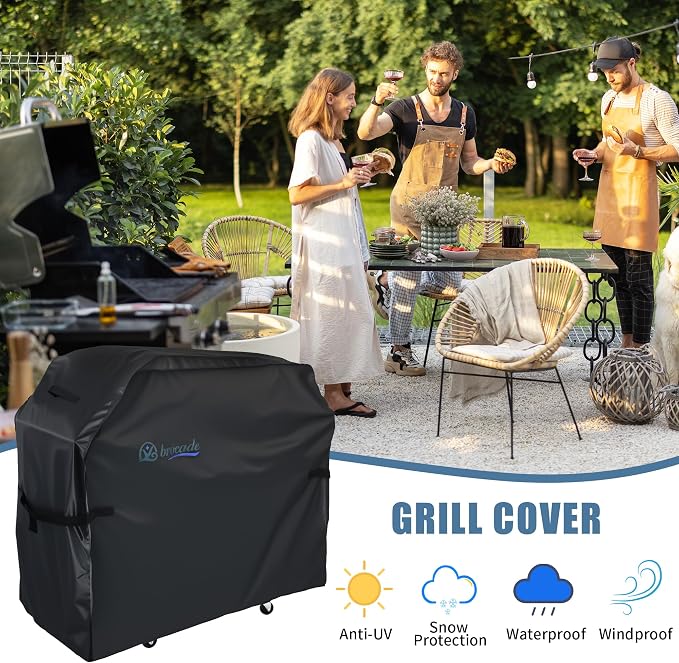 Grill Cover, Heavy Duty BBQ Grill Cover - Image 6