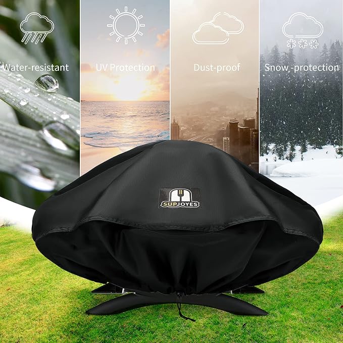 SUPJOYES Grill Cover for Weber Q Series Grills, Portable BBQ Cover for Weber - Image 7