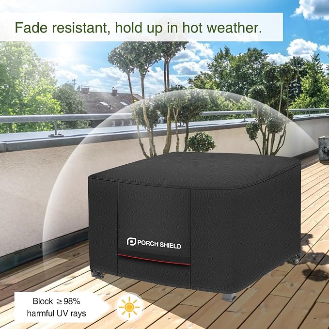 Porch Shield Square Patio Fire Pit Cover Fade Resistant Waterproof Outdoor - Image 5