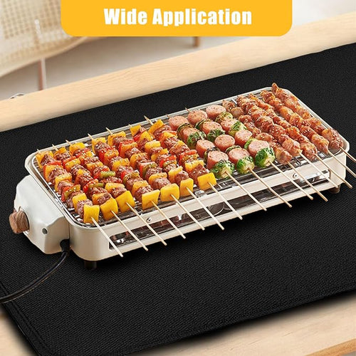 16" x 20" Rectangular Grill Mat, Fire Pit Mat Fireproof Under Grill Mat - Image 2