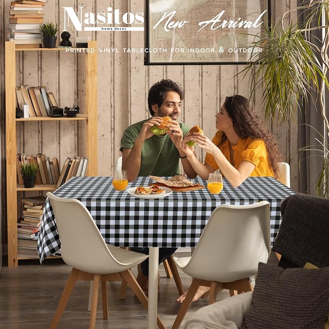 Nasitos 2 Pack Rectangle Vinyl Table Cloth - Image 5