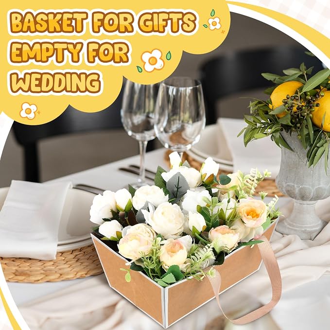 Pinkunn 48 Pcs Basket for Gifts Empty DIY Bulk Party Gift Basket Kit - Image 4