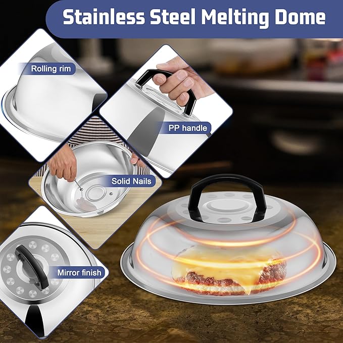 HaSteeL 28Pcs Griddle Accessories Kit, Stainless Steel Flat Top Grill Accessory - Image 4