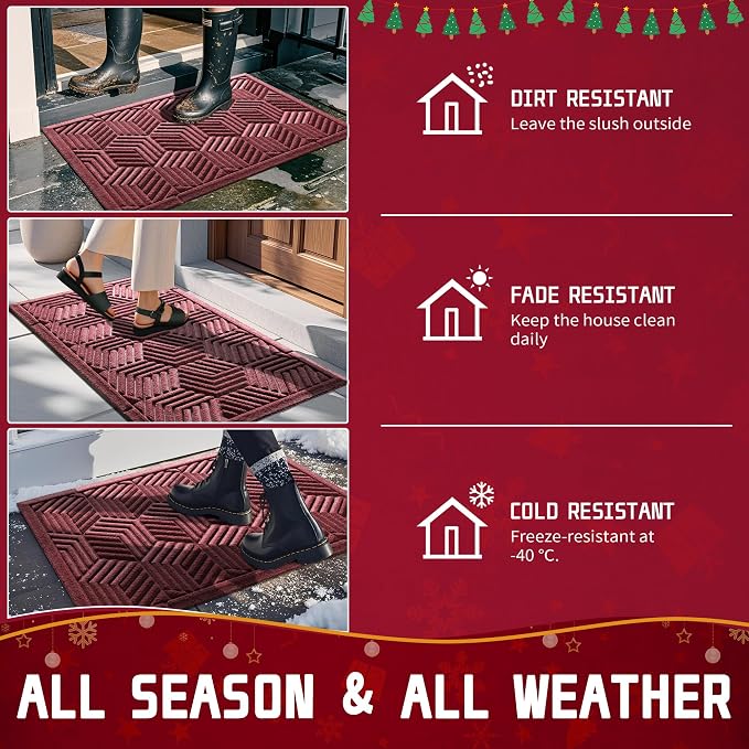 Yimobra Extra Large Door Mat 60x32, All-Season Waterproof Outdoor Mats - Image 7
