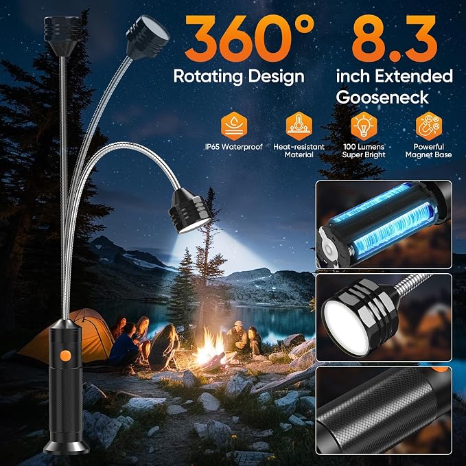 Valentines Day Gifts for Him Unique: 2 Pack RVZHI Grill Light BBQ Grilling - Image 6