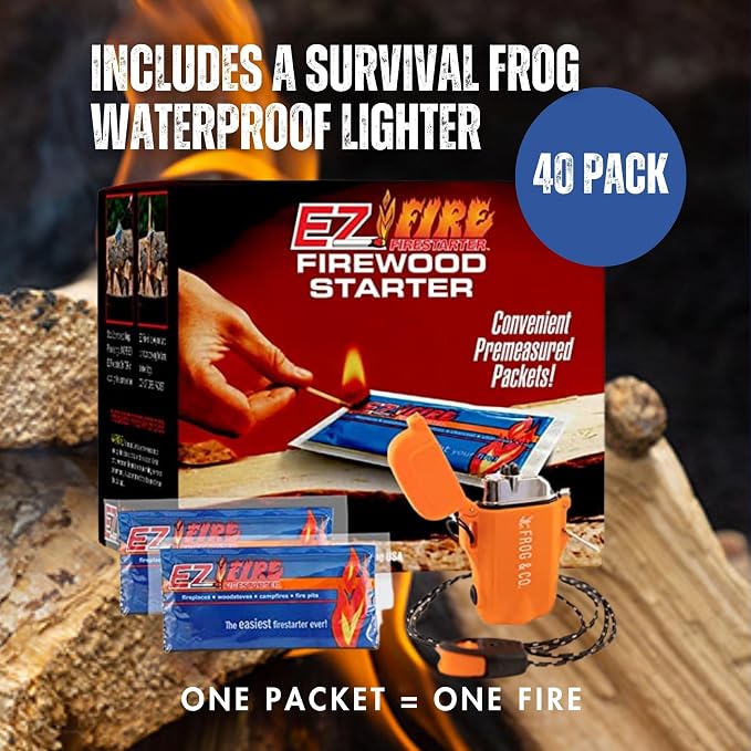 – 40 Pack All-Natural Fire Starters - Image 3