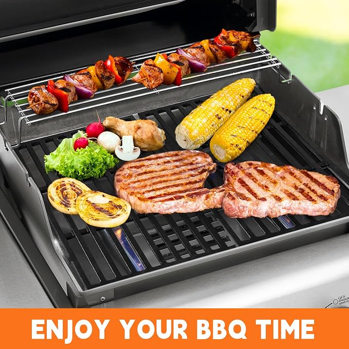 GGC 7637 Grill Grates for Weber Spirit E210 E220 S210 S220, 17.5" Cast Iron - Image 5