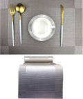 PIGCHCY Elegant Placemats with Matching Table Runner, Washable Placemats by PIGCHCY
