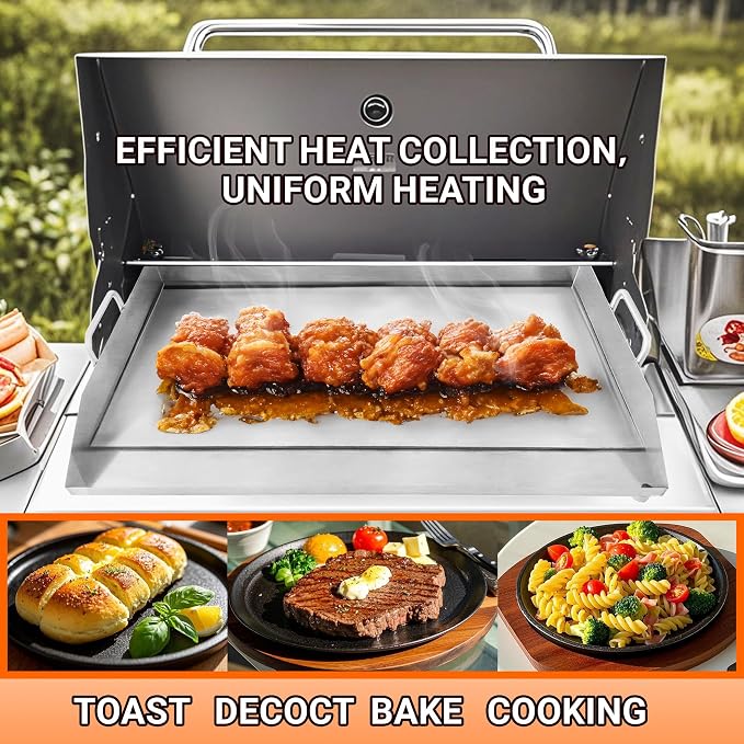 Vivicreate Stainless Steel Outdoor Griddle - Image 5