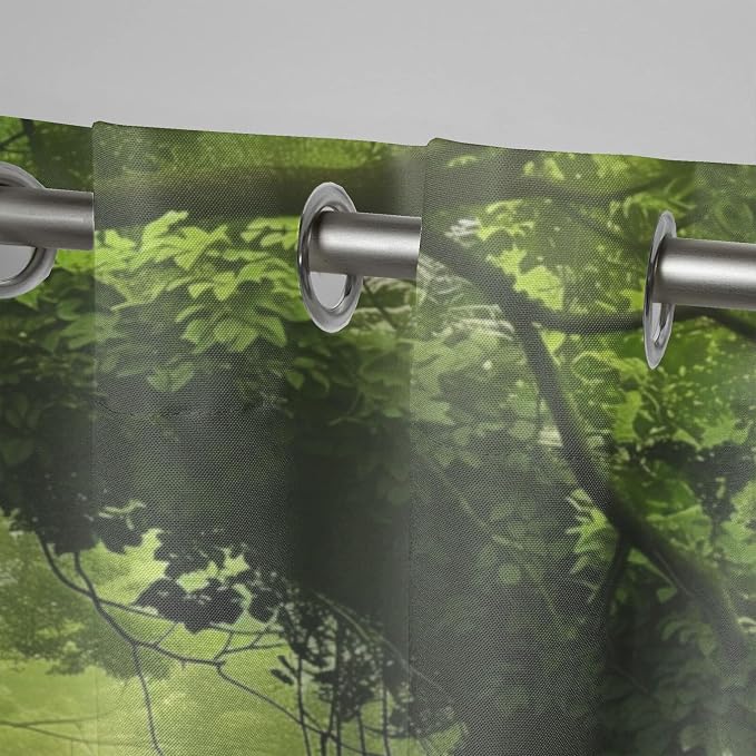 Nature Theme Waterproof Outdoor Curtains - Image 4