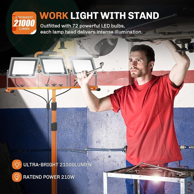 Upgraded 21000Lumen LED Work Lights - Image 2