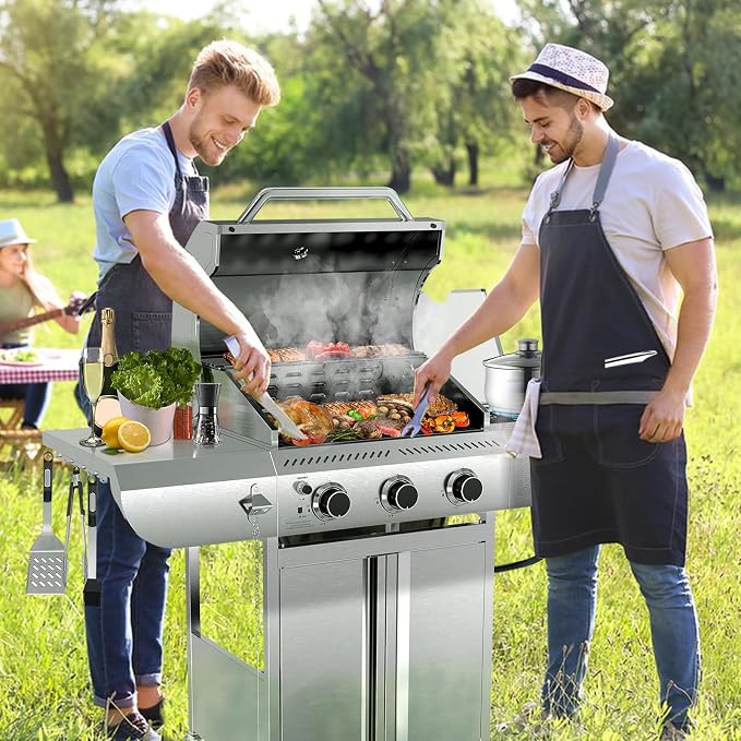 G31 pro Gas Grill 34, 000 BTU 3-Burner Propane Grill - Image 2