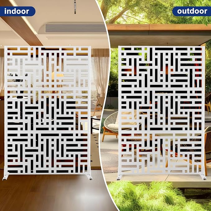 Outdoor Privacy Screen, Freestanding Privacy Fence Panels - Image 9
