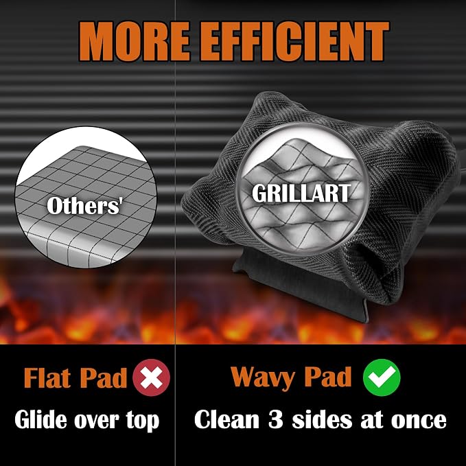 GRILLART Bristle Free Grill Brush Kit, Reinforced Outdoor Grill Brushes - Image 4