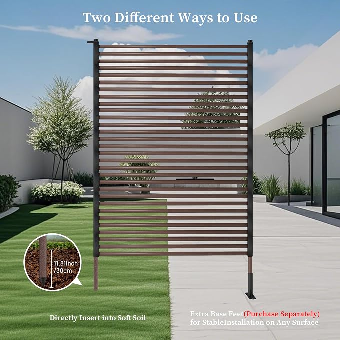 Outdoor Privacy Screens, 6FT X 4FT Decorative Privacy Fence Panels - Image 5