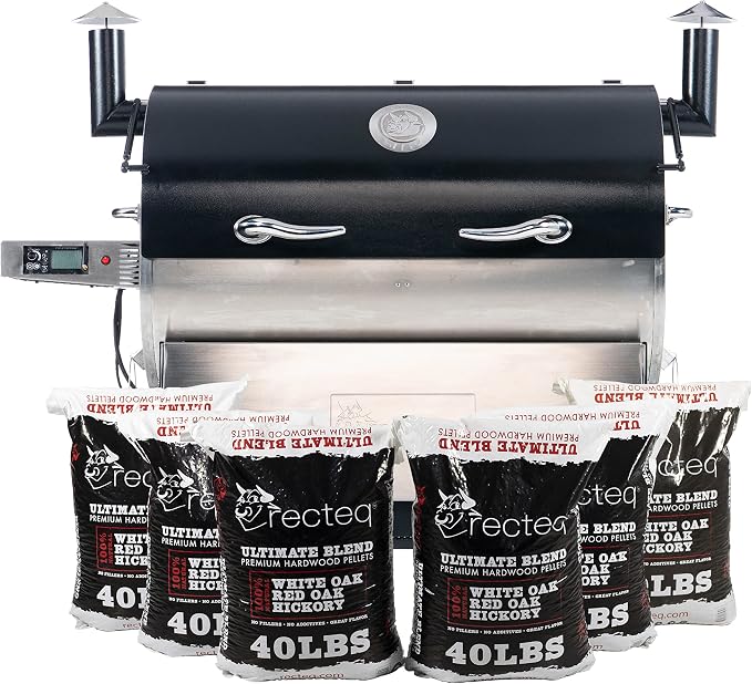 recteq RT-2500 BFG Wood Pellet Smoker Grill + 240 lb of Pellets | Wi-Fi-Enabled by recteq