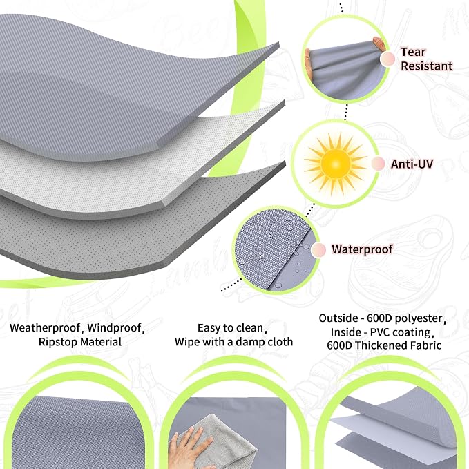 NEXCOVER Barbecue Gas Grill Cover - Image 3