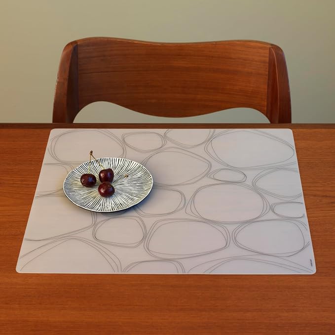 modern-twist 14 x 16 Silicone Placemat, PVC-Free Table Mat, Dishwasher Safe - Image 2