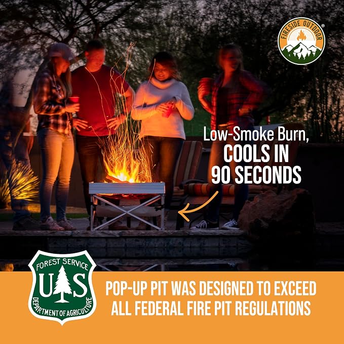 Fireside Outdoor Portable Fire Pit - Image 7