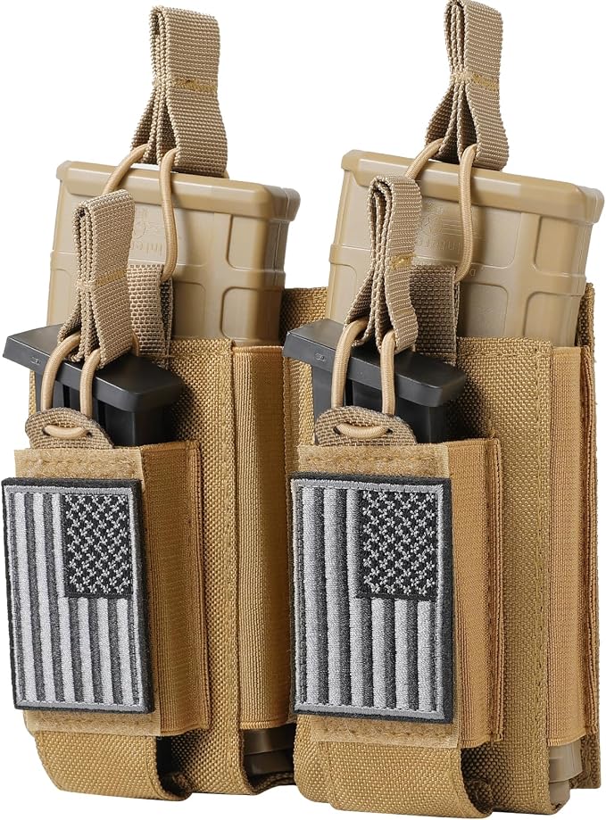 Open-Top Single/Double/Triple Molle Mag Pouch by FRTKK