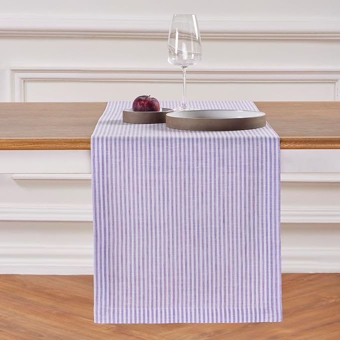 Solino Home Linen Table Runner 108 Inches Long by SolinoHome