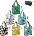 BeeGreen Gifts for Cat Lovers 6 Pack Cats Reusable Grocery Bags by BeeGreen