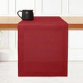 D'Moksha Homes Linen Red Table Runner 144 Inches Long by DMokshaHomes