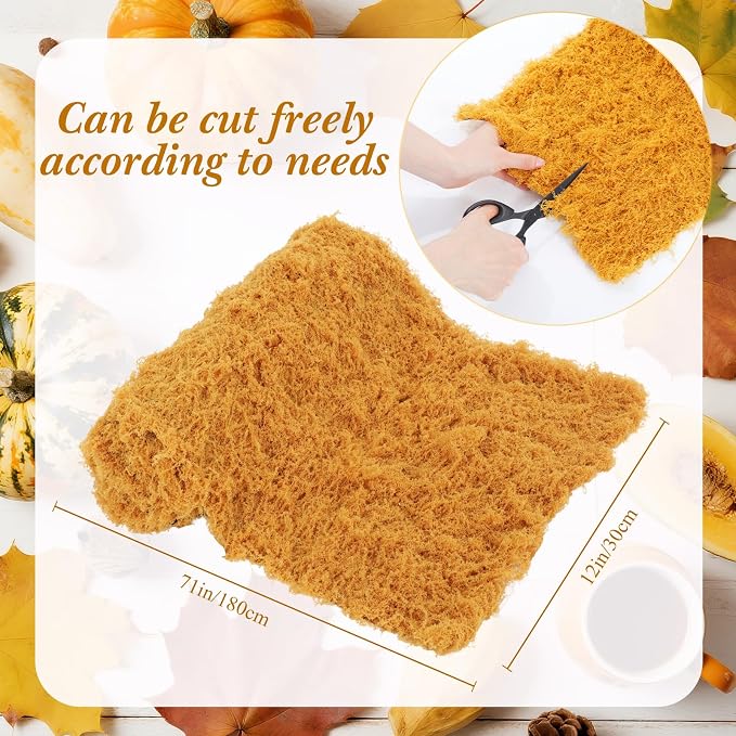Zeyune 1 Pcs Fake Moss Table Runner - Image 2