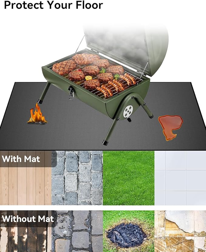 29×29 inch Heavy Duty Large Under Grill Mats - Image 3