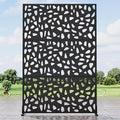 Casaphoria 72" H x 47" W Metal Outdoor Privacy Screen, Freestanding Decorative by Casaphoria