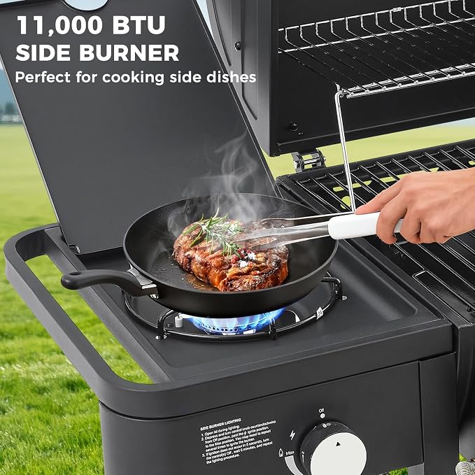 Lyromix 5 Burners Gas Grill and Griddle Combo - Image 5