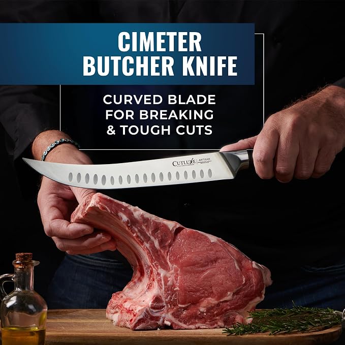Cutluxe Butcher Knife Set – BBQ Brisket, Boning & Fillet knives - Image 5