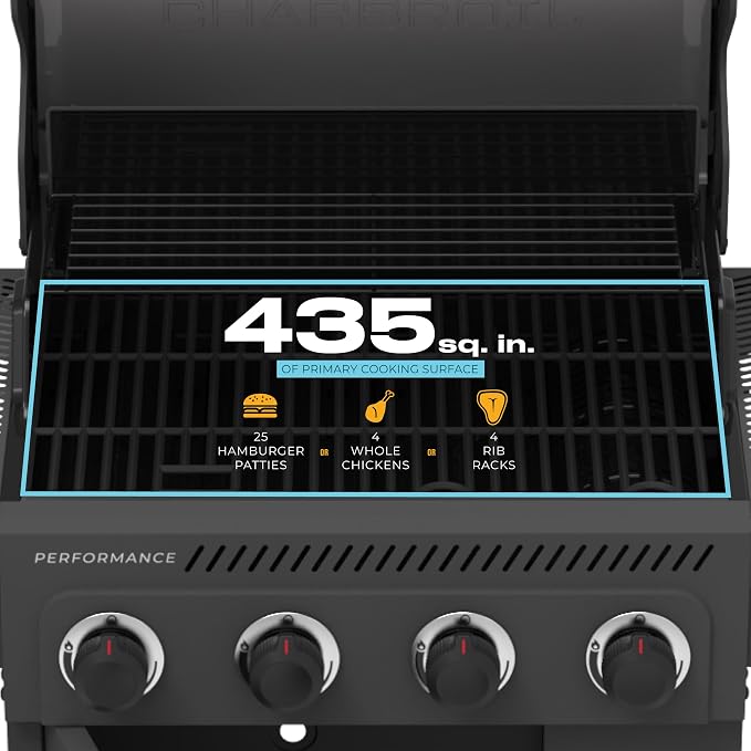 Charbroil Performance Series 4-Burner Gas Grill Cabinet - Image 9